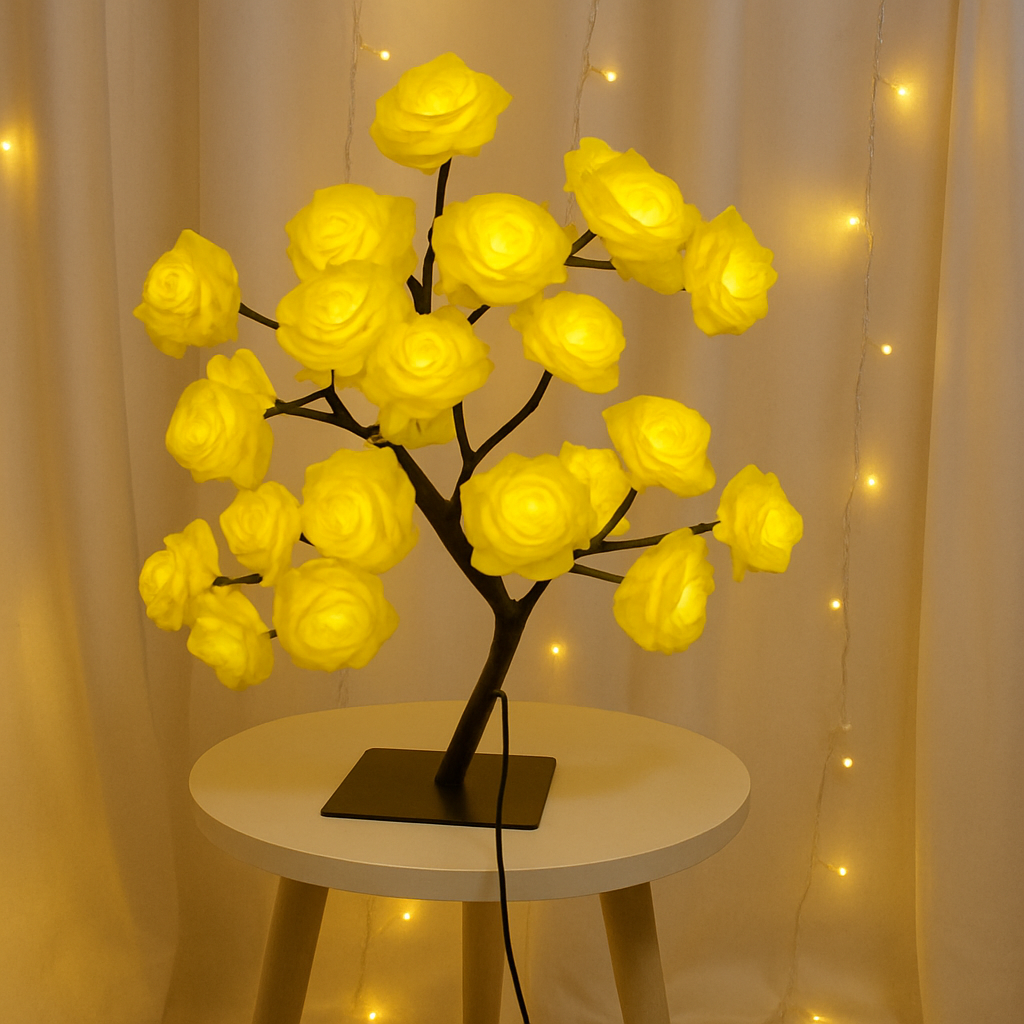 AuraRose™ – Różane Drzewko Pełne Blasku